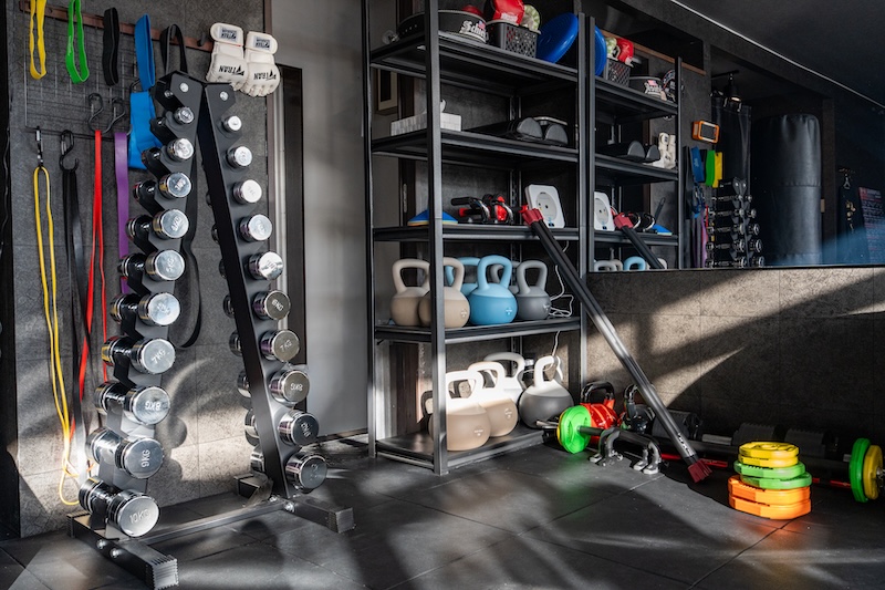 充実のフリーウェイト